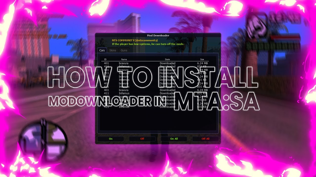 How to Install ModDownloader for MTA:SA